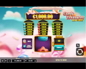 Candy Treasures Cash Towers