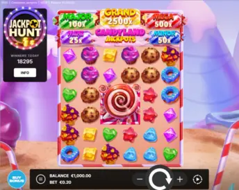 candyland jackpots