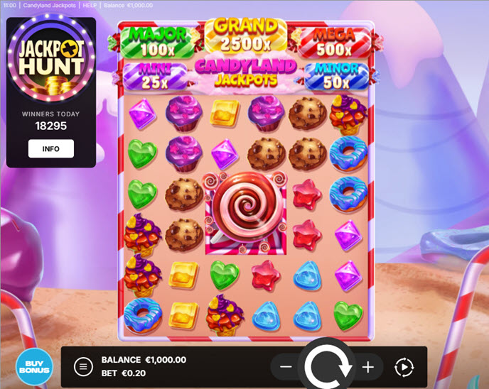 candyland jackpots