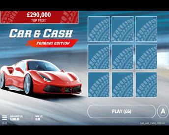 car and cash – ferrari