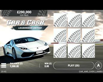 car and cash – lamborghini
