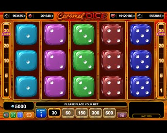 caramel dice