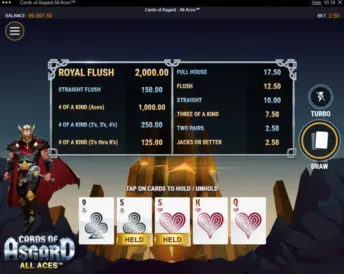 Cards of Asgard All Aces