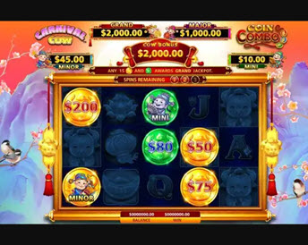 carnival cow coin combo