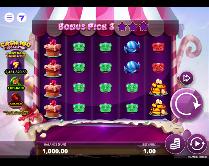 cash 100 sugar star