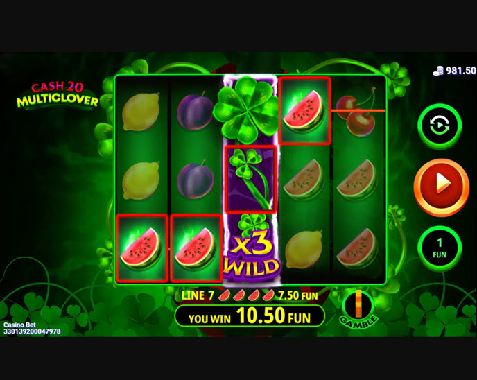 cash 20 multiclover