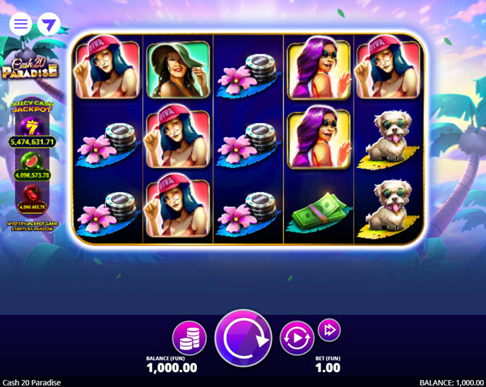 cash 20 paradise