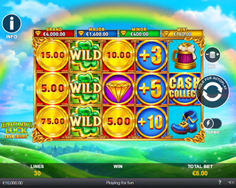 cash collect leprechauns luck