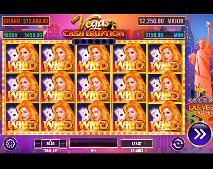 cash eruption vegas