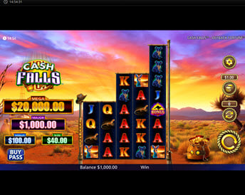 cash falls outback fortune