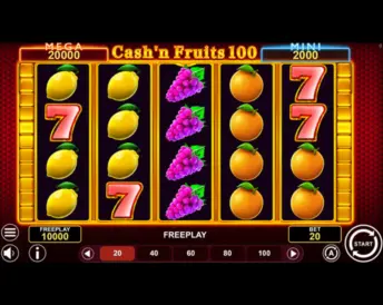 Cash’n Fruits 100 Hold & Win