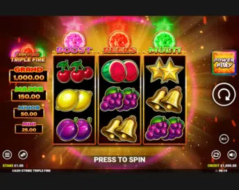 Cash Strike Triple Fire