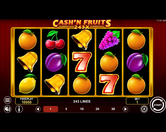 cash'n fruits 243 x