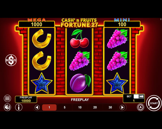 cash'n fruits fortune 27