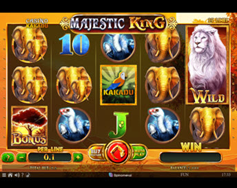 casino kakadu majestic king
