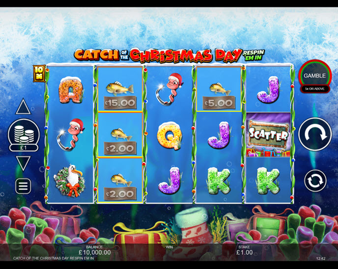catch of the christmas day respin ‘em in