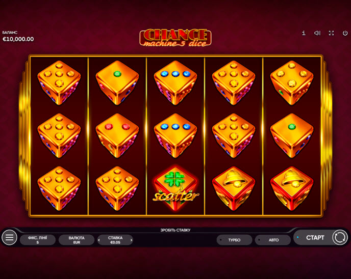 chance machine 5 dice