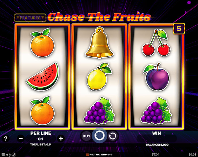 chase the fruits