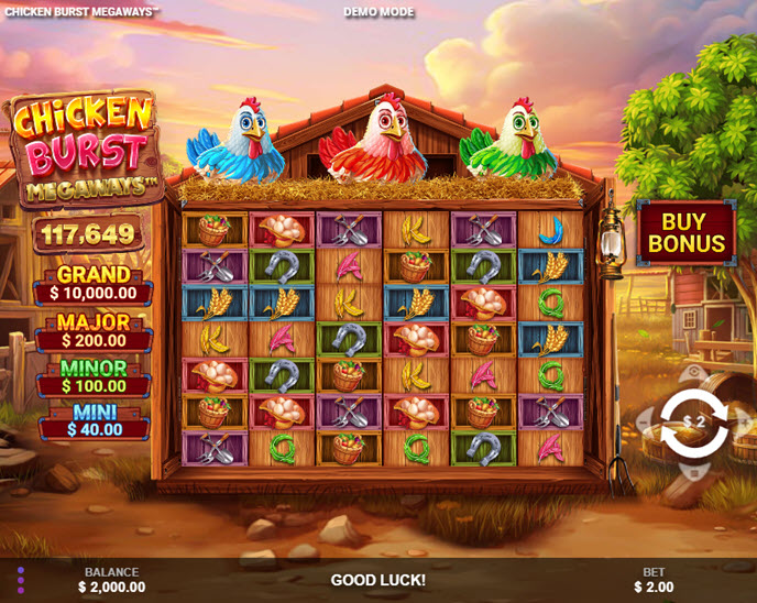chicken burst megaways