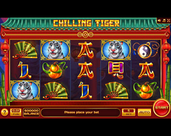 chilling tiger