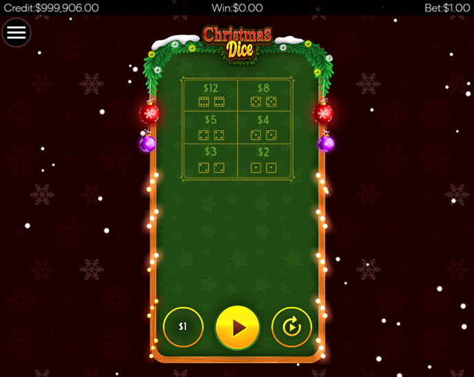 christmas dice (flipluck)