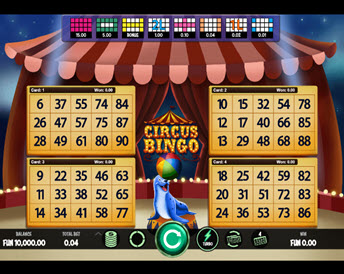 circus bingo