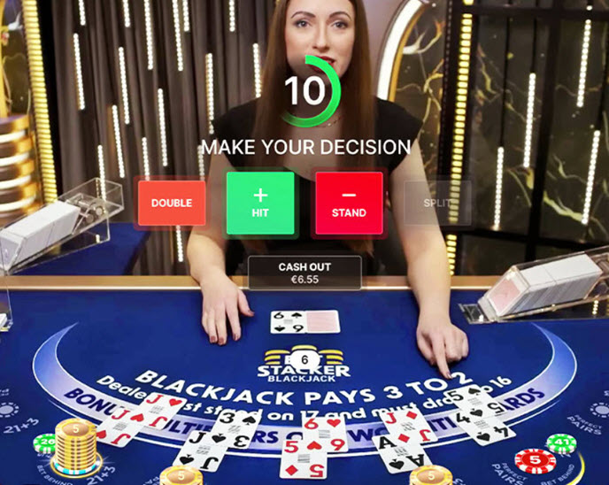 classic bet stacker blackjack