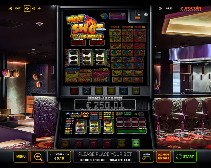 classic jackpot: hot shot