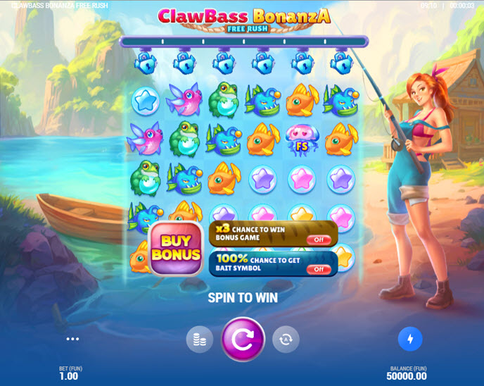clawbass bonanza: free rush