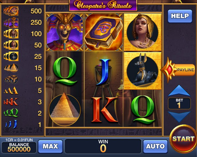 cleopatra’s rituals (3×3)