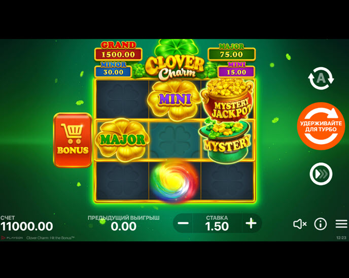 clover charm: hit the bonus