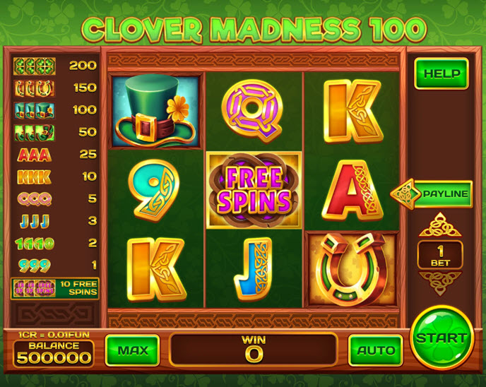 clover madness 100 (pull tabs)
