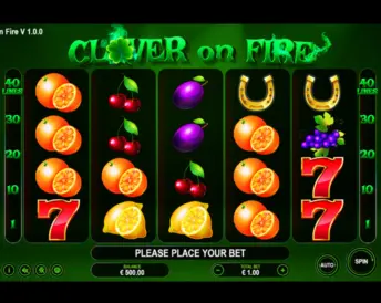 clover on fire