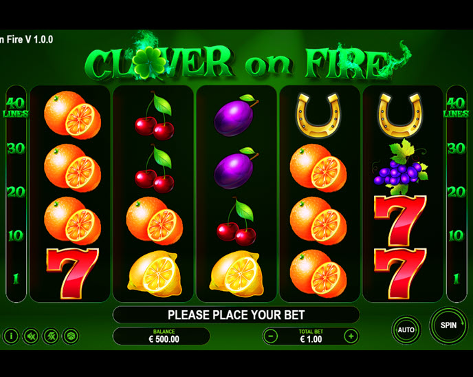 clover on fire