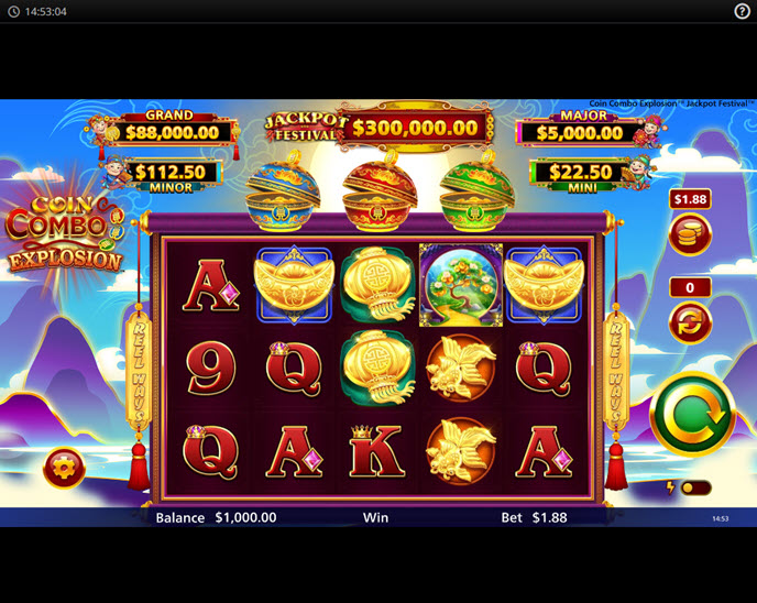 coin combo explosion jackpot festival
