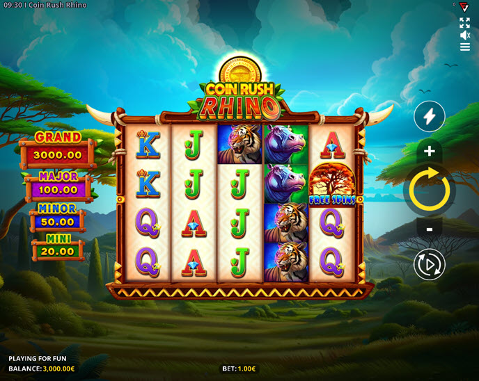 coin rush: rhino running