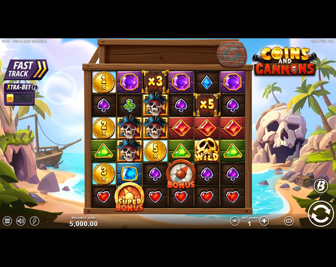 coins and cannons