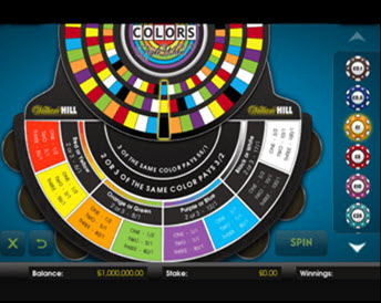 colors triple wheel