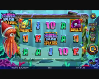 Colossal Splash Ink and Win Merry Christmas