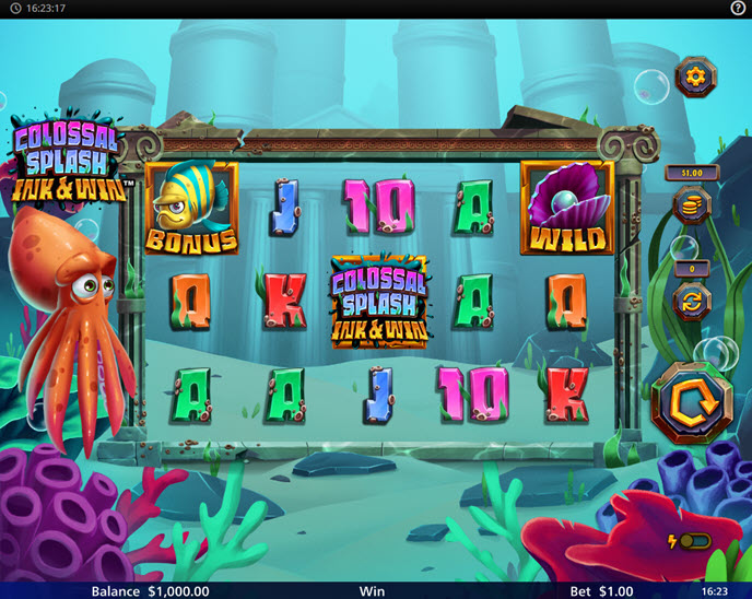 colossal splash ink & win