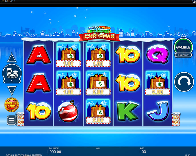 cops ‘n’ robbers big money christmas