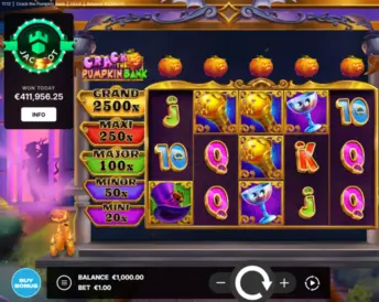 Crack the Pumpkin Bank