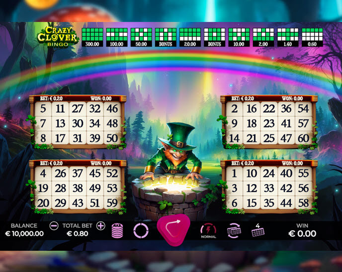 crazy clover bingo