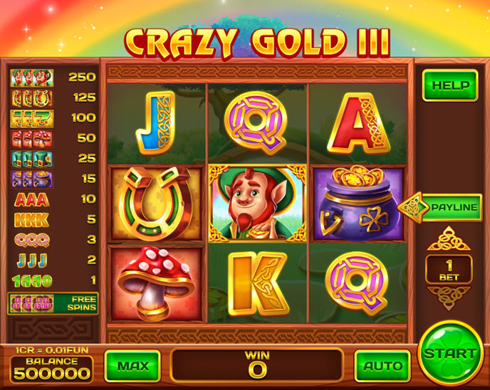 crazy gold iii (3×3)