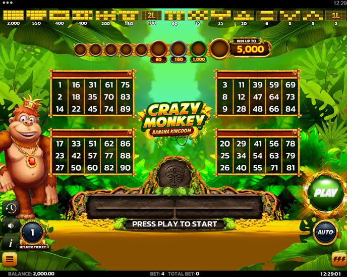crazy monkey banana kingdom