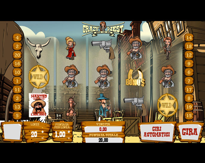 crazy west: spin or die