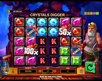 crystals digger