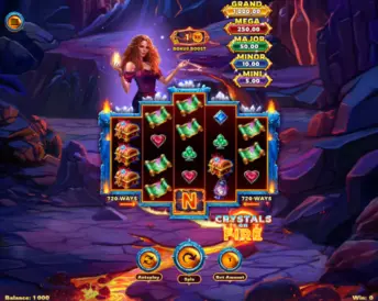 Crystals on Fire