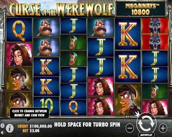 curse of the werewolf megaways