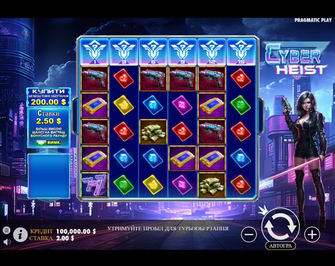 cyber heist (pragmatic play)
